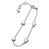 Kit Heath Desire Kiss Blush Heart Station Bracelet