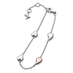 Kit Heath Desire Kiss Blush Heart Station Bracelet