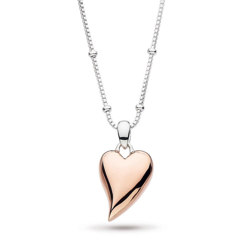 Kit Heath Desire Cherish Blush Heart Necklace