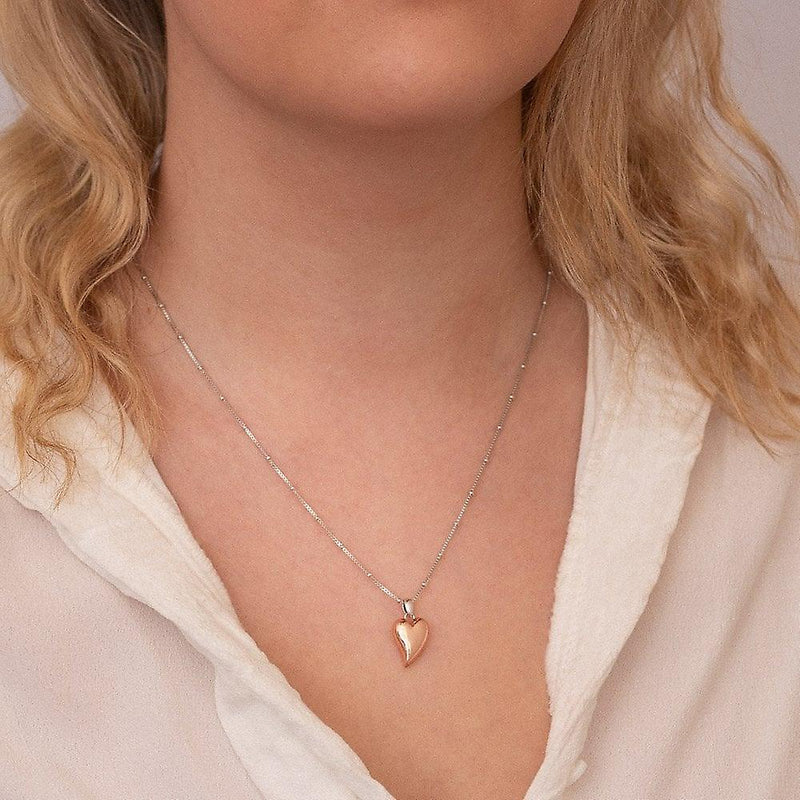 Kit Heath Desire Cherish Blush Heart Necklace