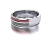 Gents 9ct White Gold Ashes Memorial Ring