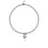 Dollie Jewellery Silver Gigi Heart Bracelet