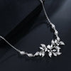 Josefina Marquise Floral Crystal Bridal Necklace