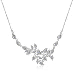 Josefina Marquise Floral Crystal Bridal Necklace