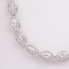 Carina Marquise Halo Crystal Bridal Necklace