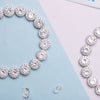 Hana Halo Crystal Bridal Bracelet