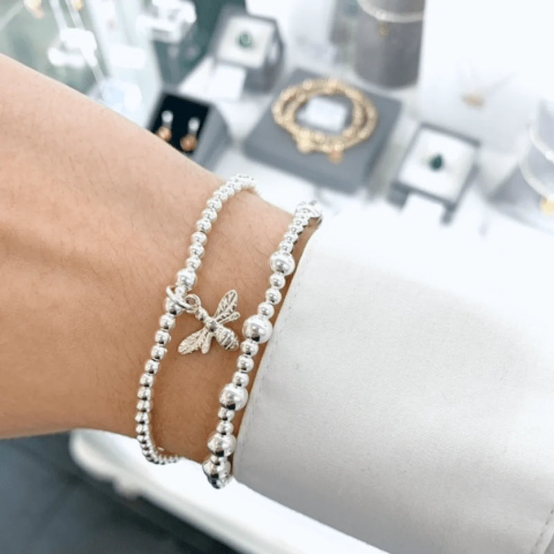 Dollie Jewellery Silver honey Bee Bracelet