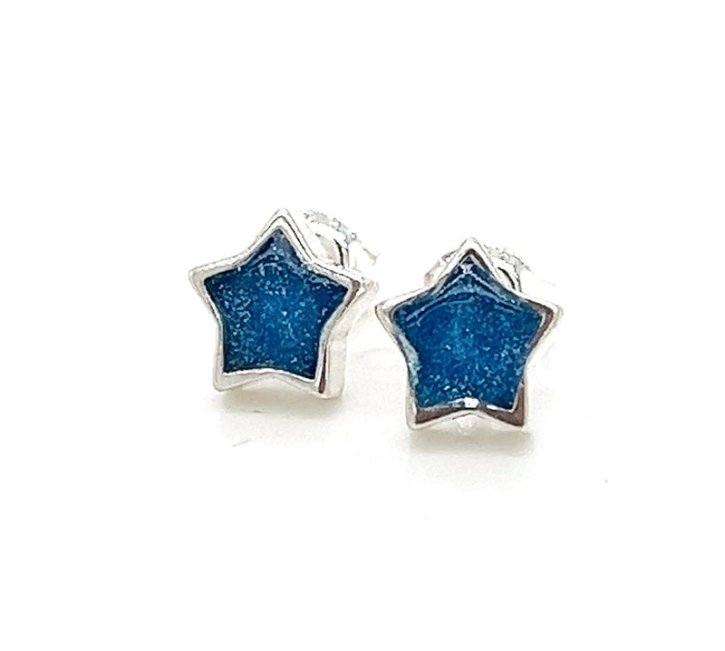 Maci Memories Ashes Memorial Sterling Silver Star Earring