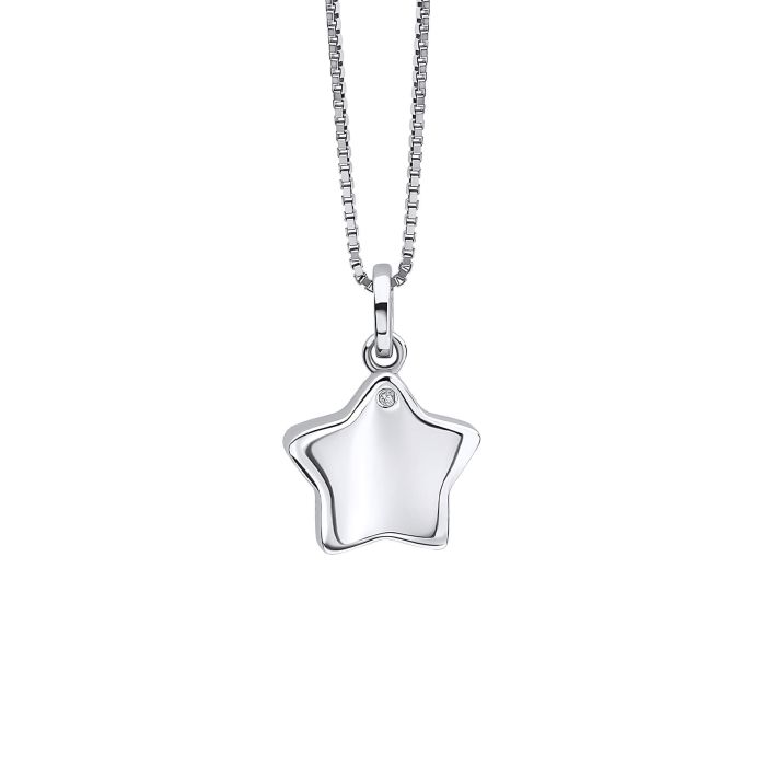 D for Diamond Star Locket with Diamond