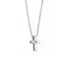 D for Diamond Small Cross Pendant with Diamond