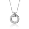Silver & Co London Sterling Silver Open Circle Necklace