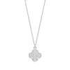 Silver & Co London Cubic Zirconium Clover Necklace