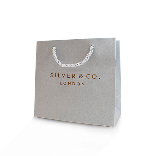 Silver & Co London Pear Cut Cubic Zirconium