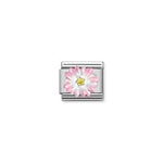 PINK FLOWER NOMINATION CHARM