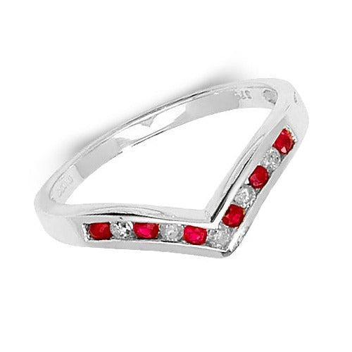 Luxaore Silver Criss Cross Stackable Diamond Band Ring, Weight: 5g at Rs  1900/piece in Kolkata